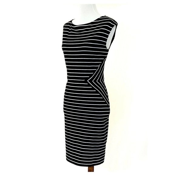 White House Black Market Dresses & Skirts - White House Black Market Black-White Striped Dress